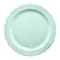 Smarty Had A Party 7.5" Turquoise Vintage Round Disposable Plastic Appetizer/Salad Plates (120 Plates), 120PK 867TQ-CASE - alternate 2